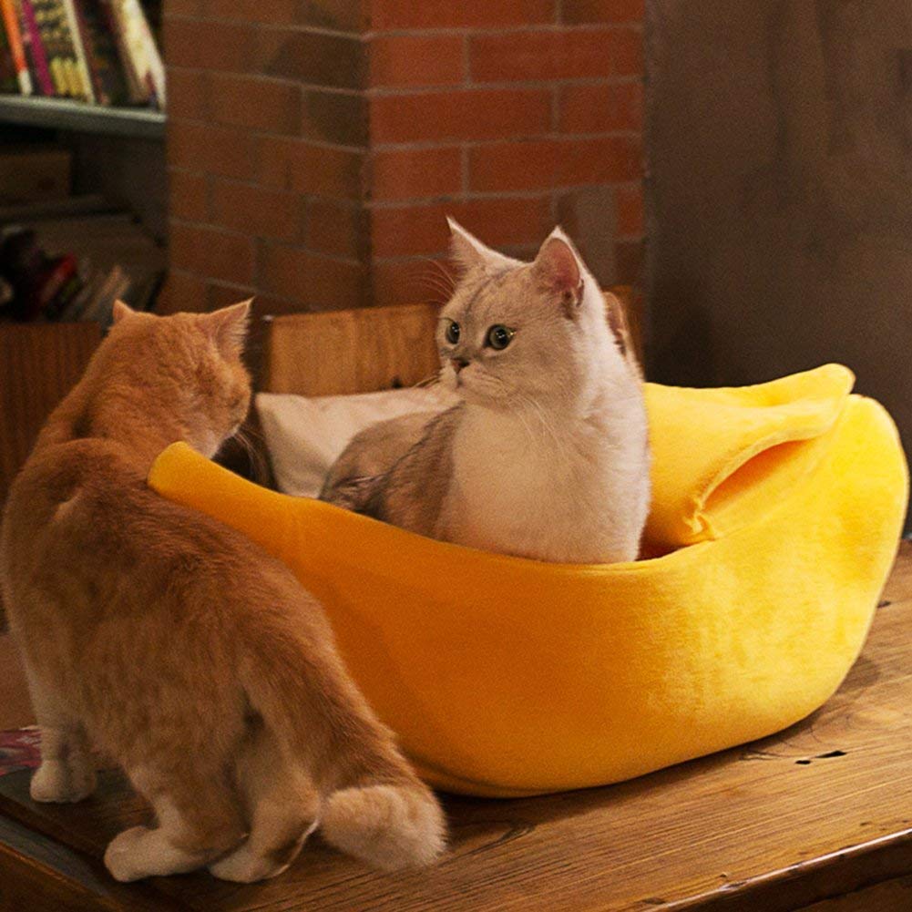 banana bed for cats