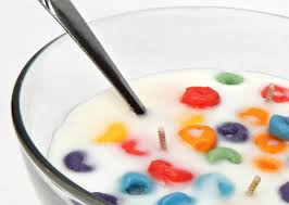 Froot Loop Style Cereal Bowl Candle