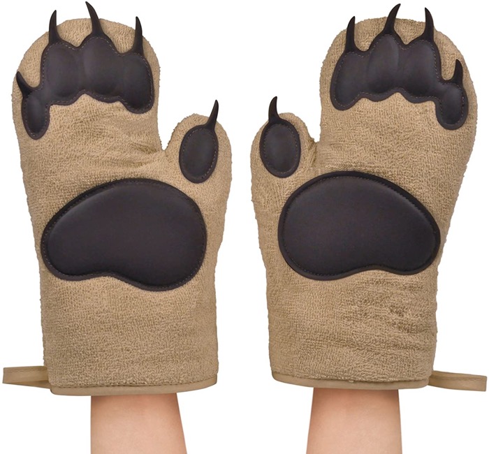 Paw oven mitts