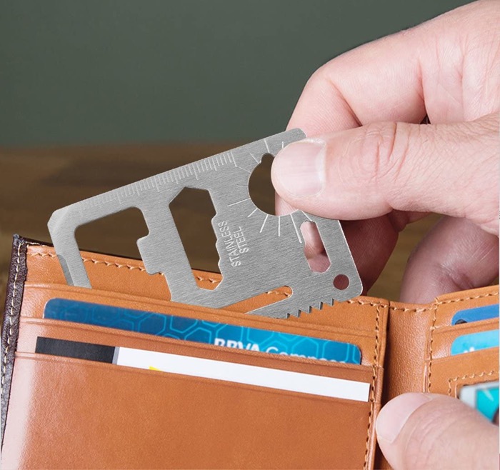 Credit card survival tool